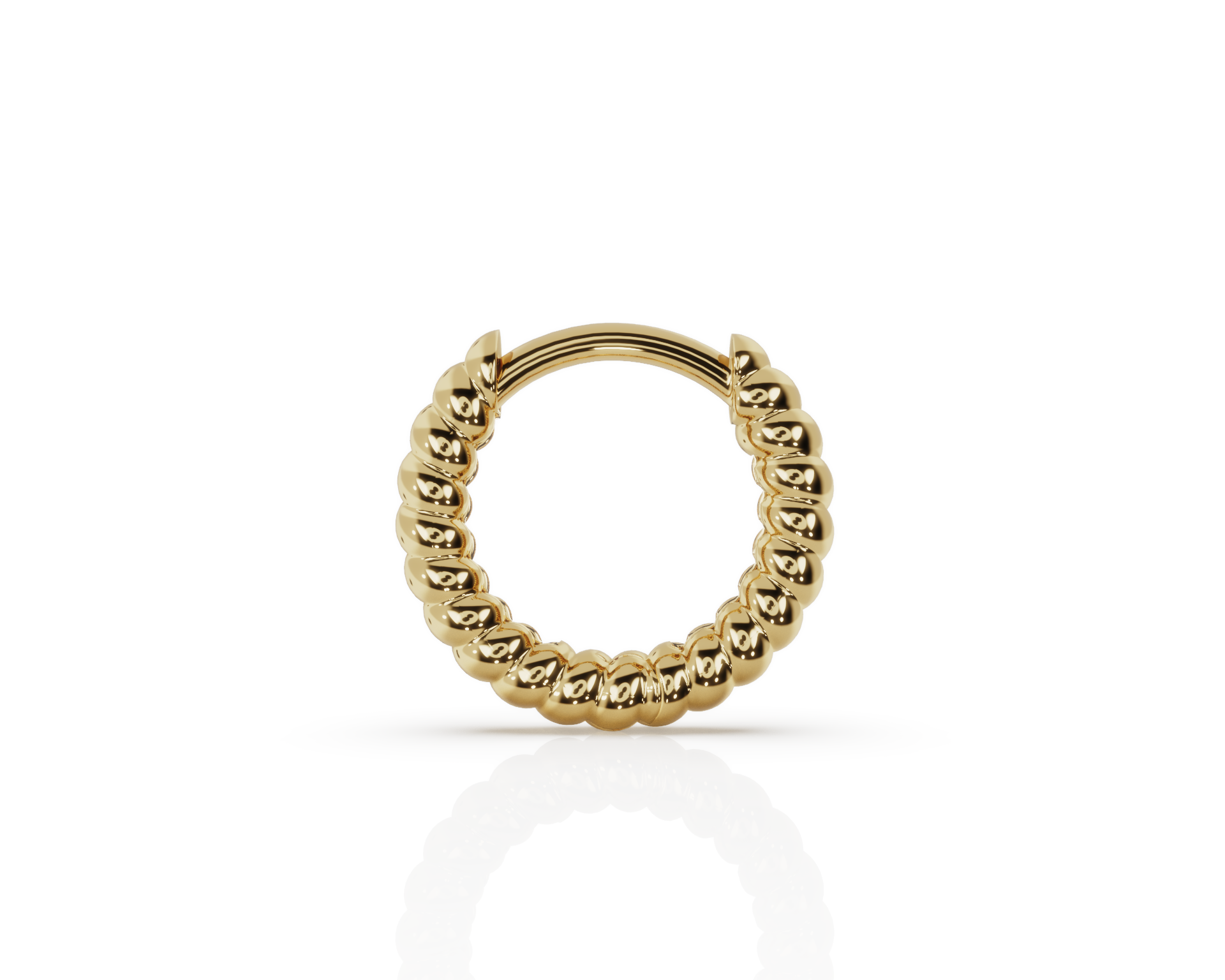 Twisted Gold Huggies - Various Sizes