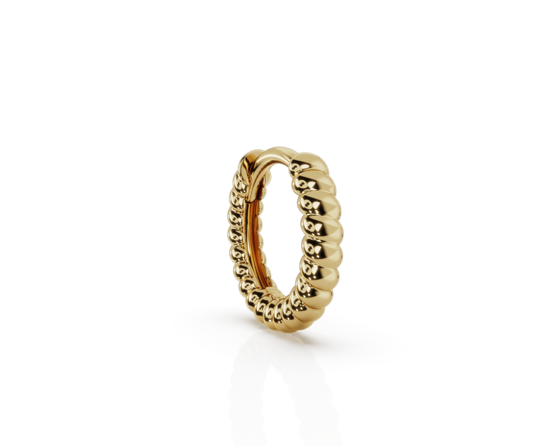 Twisted Gold Huggies - Various Sizes