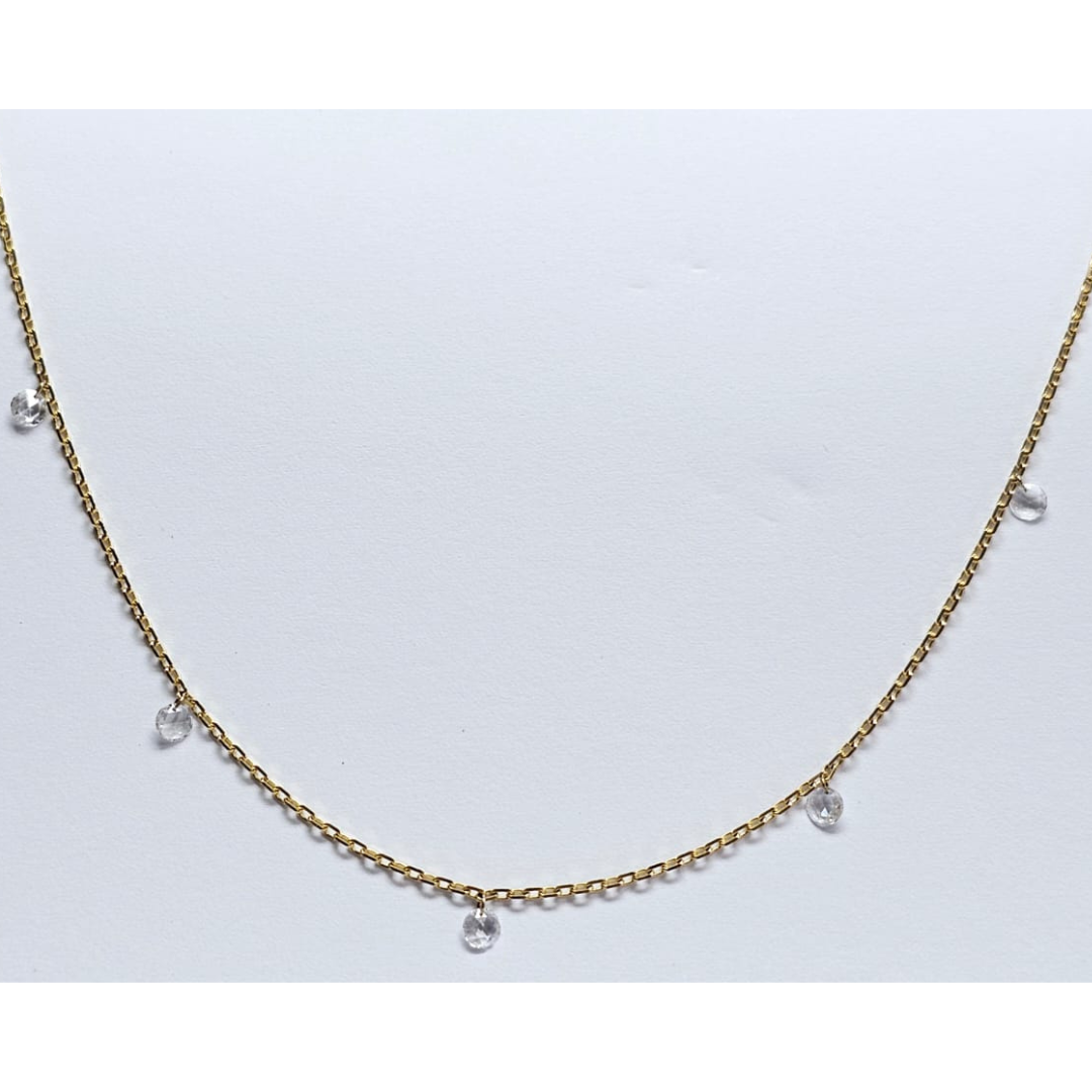 Floating Diamond Necklace