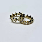 Large Diamond Cut Huggies - Sold as a Pair