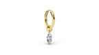 Drilled Diamond Floating Charms