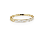 Double Row Diamond Bangle