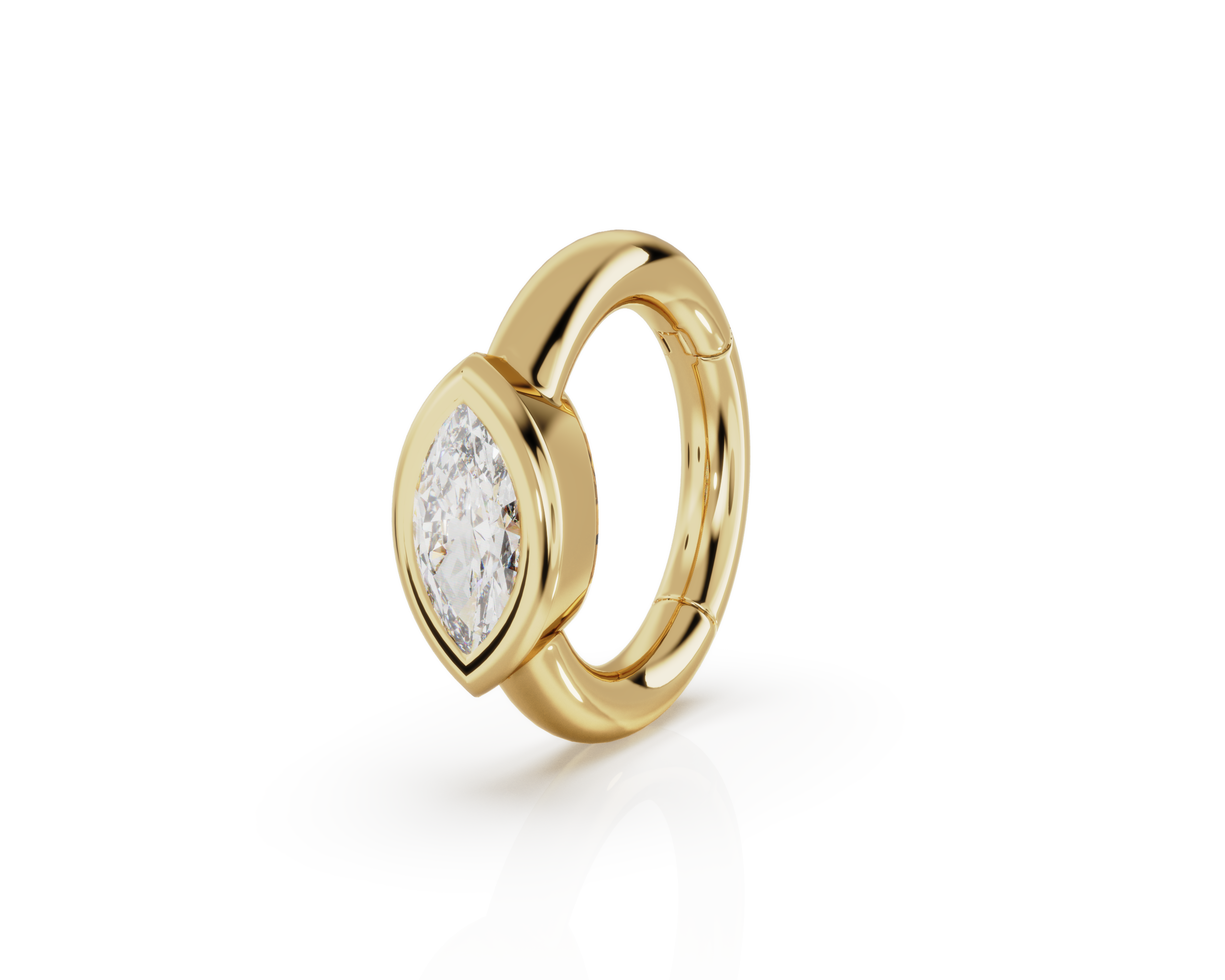 Marquise Diamond Clicker - 6.5mm