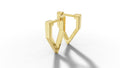 Angled Hoops (Sold as a Pair)