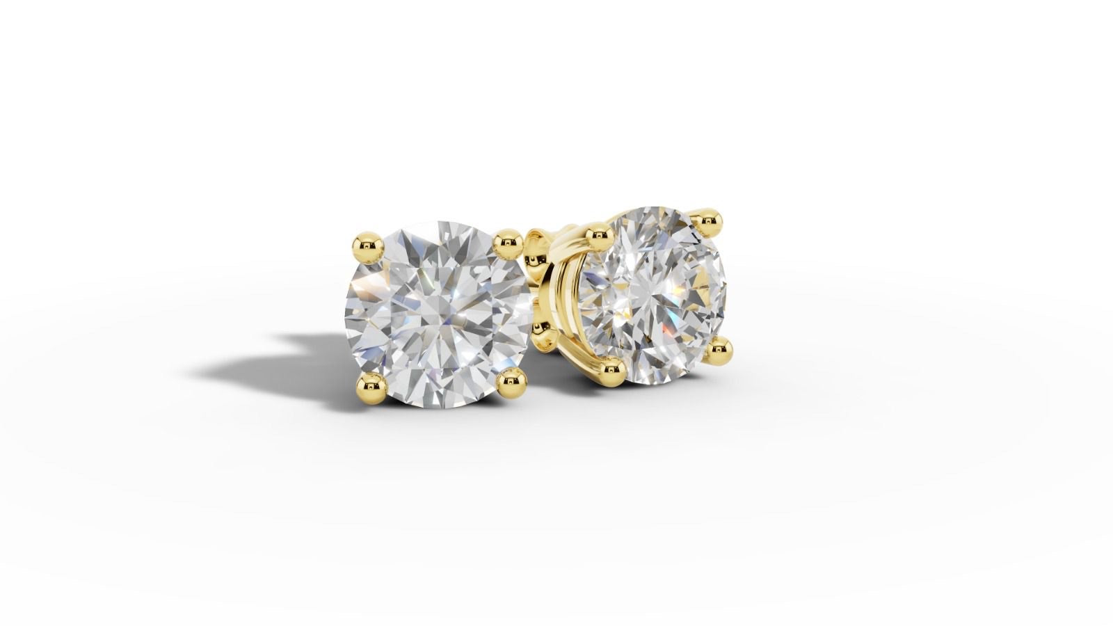Classic Diamond Studs (sold as a par)