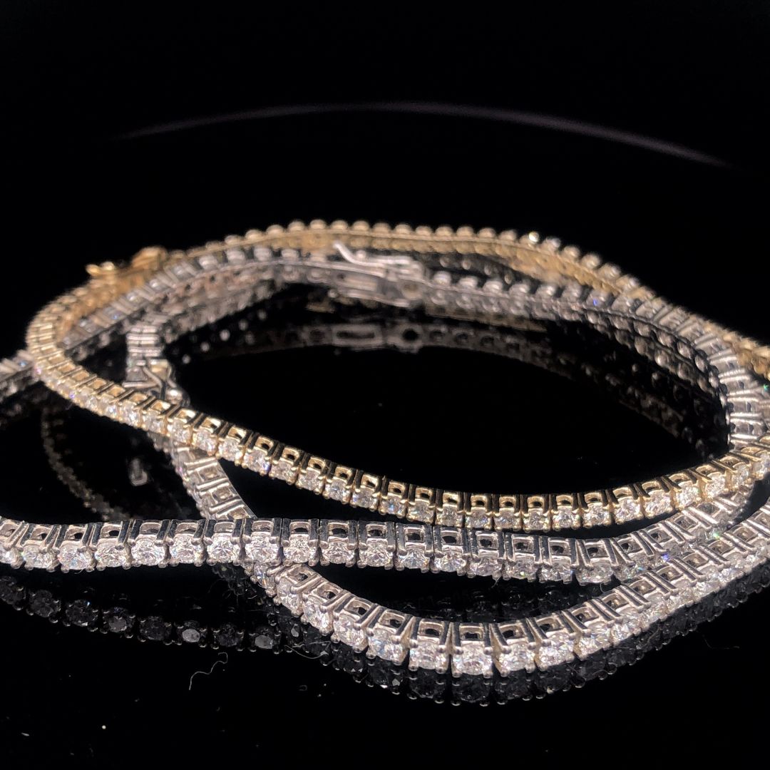 Lab Grown Diamond Tennis Bracelet Small