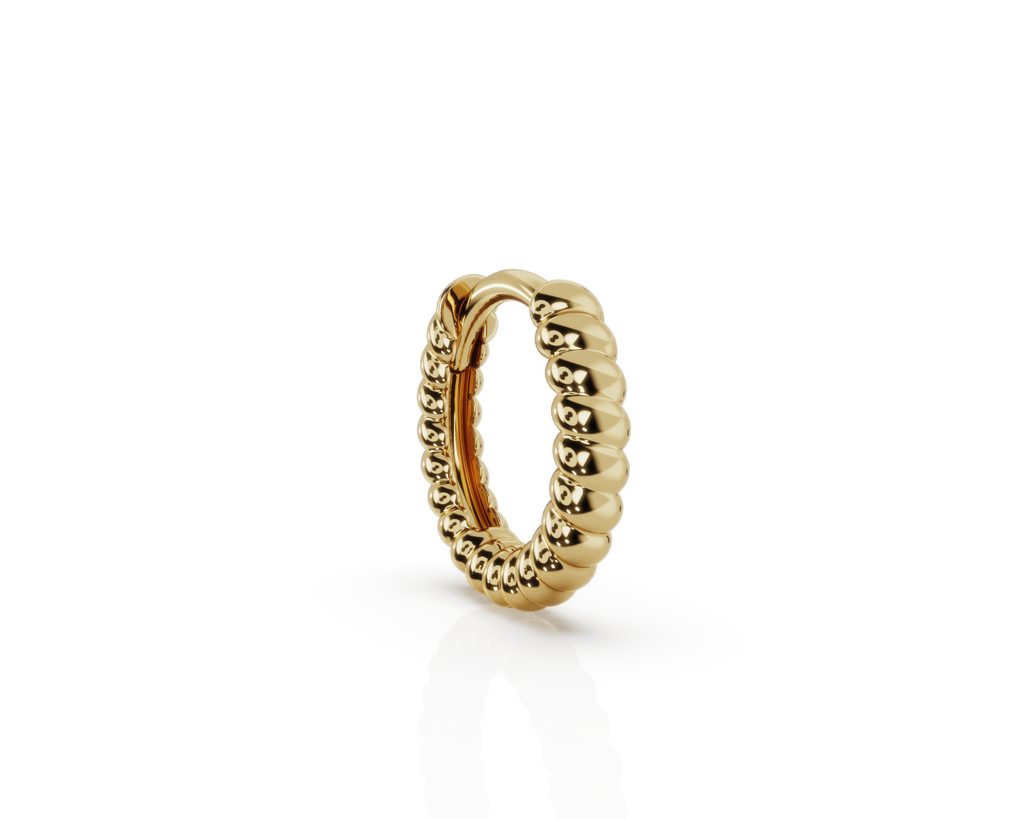 Twisted Gold Huggies - Various Sizes