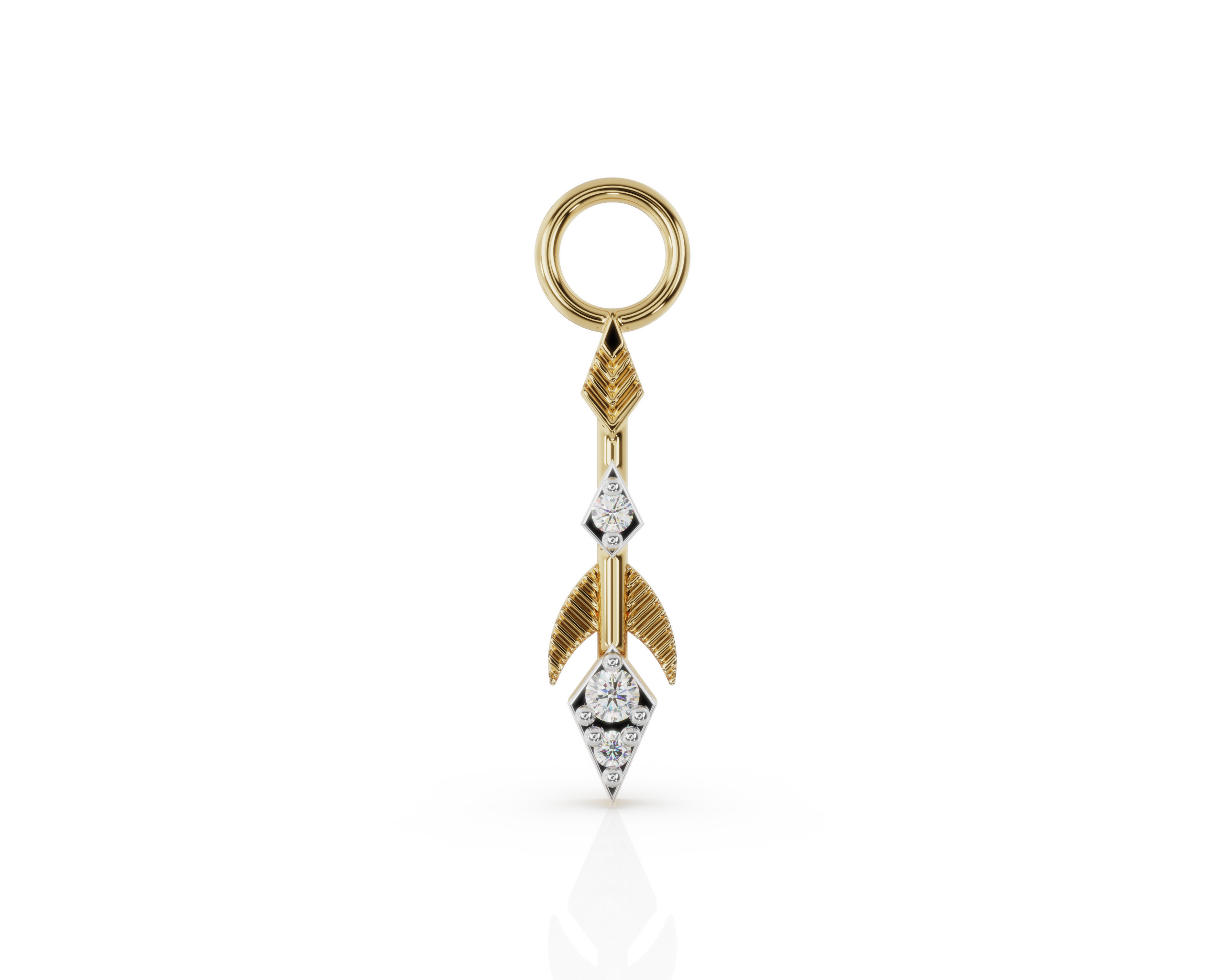 Diamond Arrow Charm
