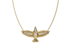 Eagle Necklace with Diamonds