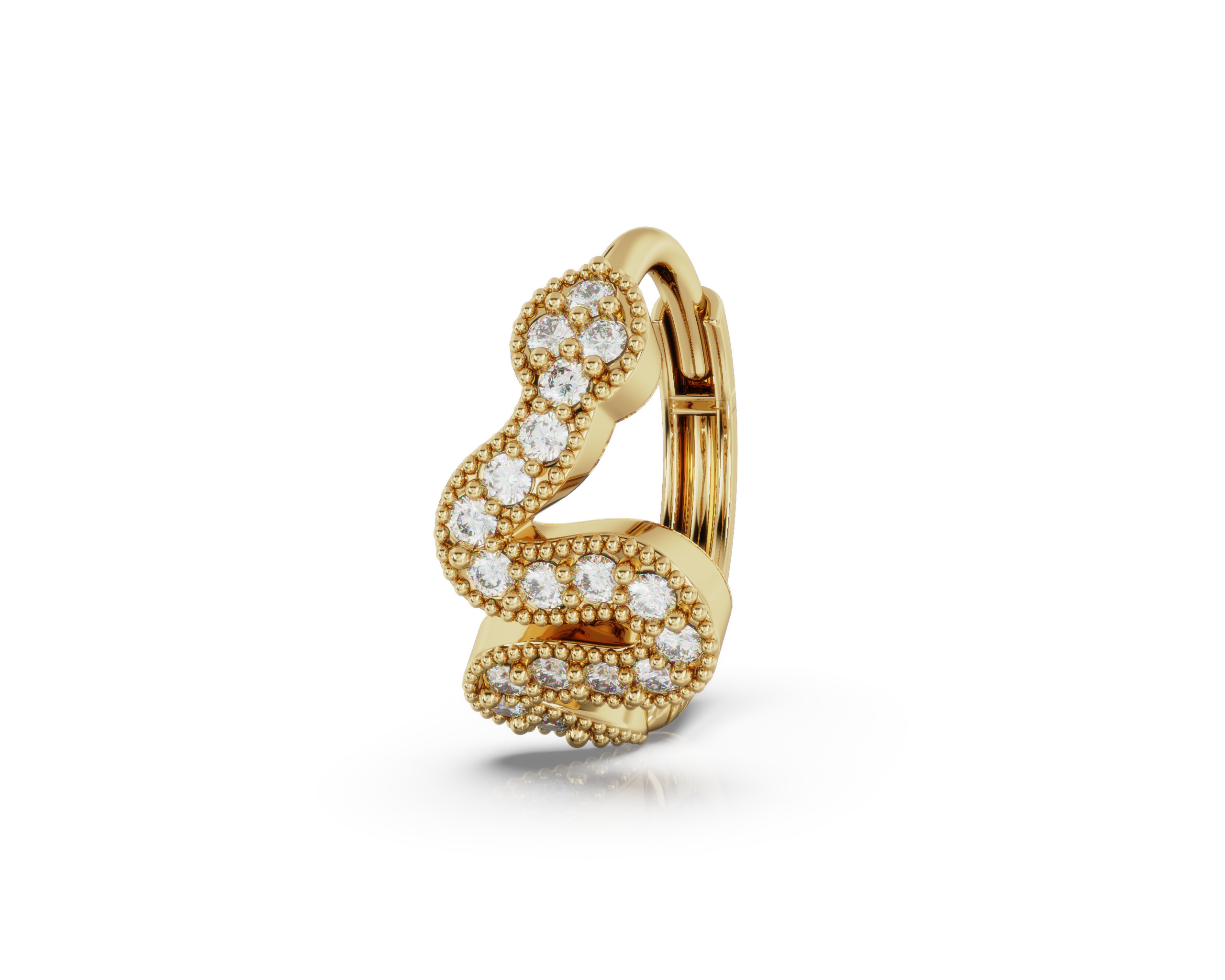 Diamond Snake Huggie - Mini - Single