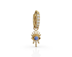 Evil Eye Sapphire & Diamond Charm