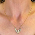 Diamond Wing Phoenix Necklace
